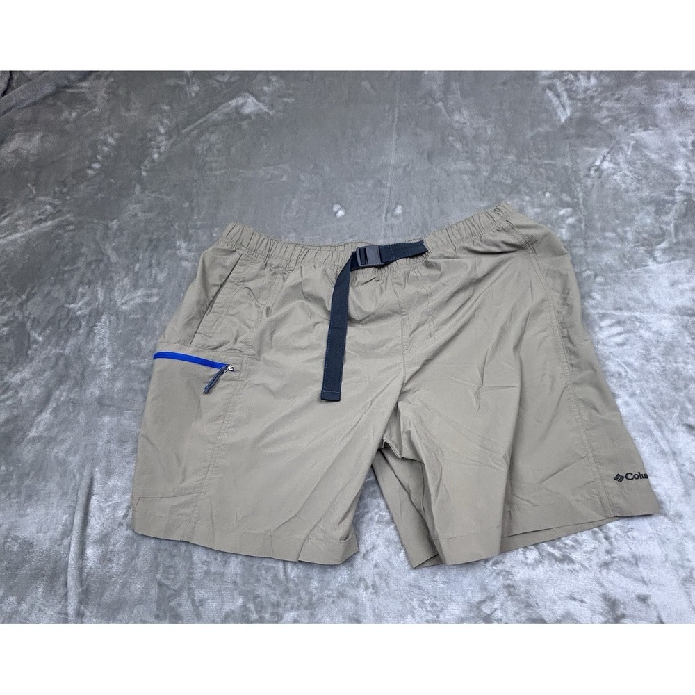 Columbia Cargo Omni-Shade men's XL shorts lightweight 8" inseam built in belt